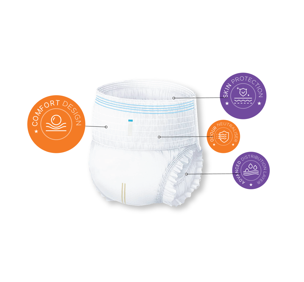 Comfort First Australia men's comfortable casual pants with elastic waistband and relaxed fit, suitable for everyday wear.