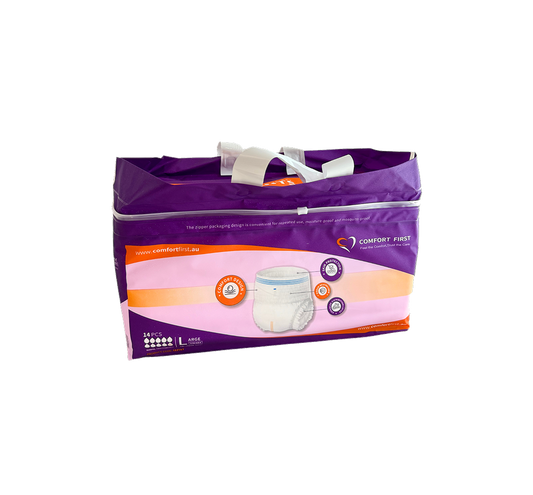 Comfort First Australia men's pants with a relaxed fit, featuring a comfortable waistband and casual design.