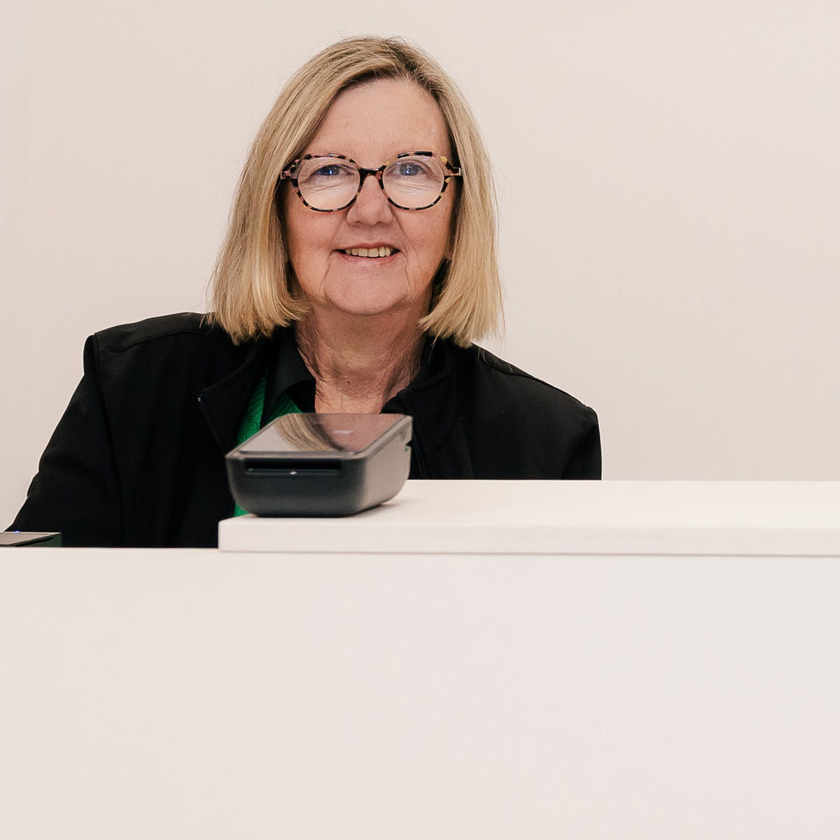 Kim Hando at the Comfort First counter in East Bendigo