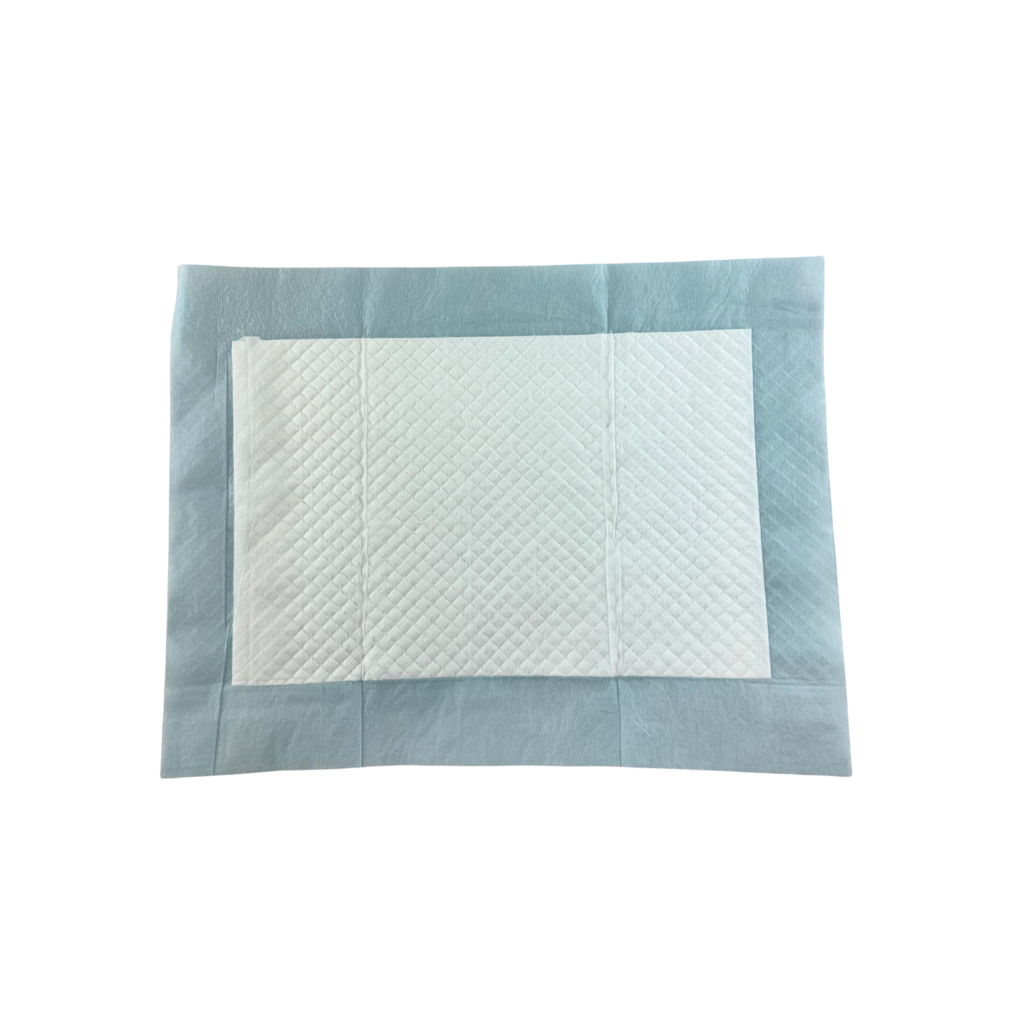 Small Comfort First Underpads from Australia, with 100 disposable absorbent pads on a white background.
